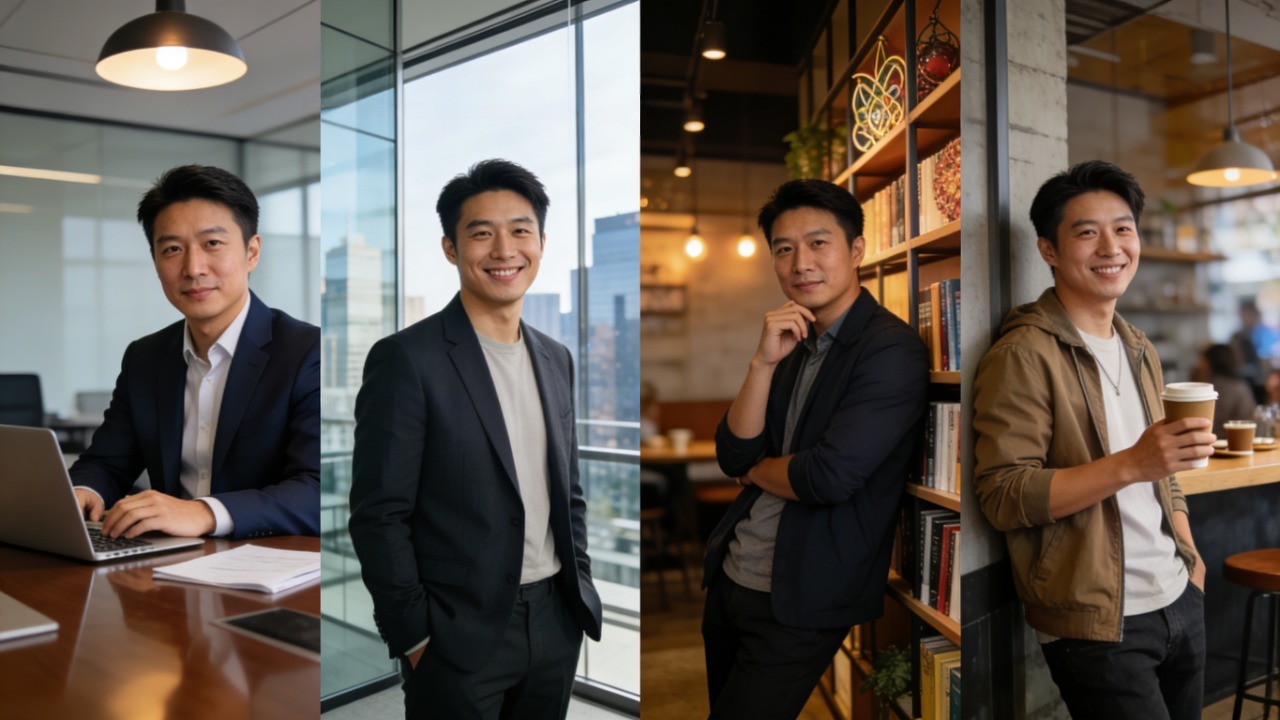 From Boardroom to Coffee Shop: The Power of Multi-Style AI Headshot Packages