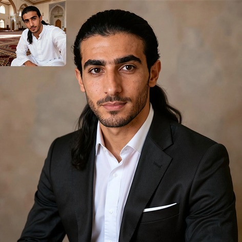 AI powered professional headshot - High quality business portrait