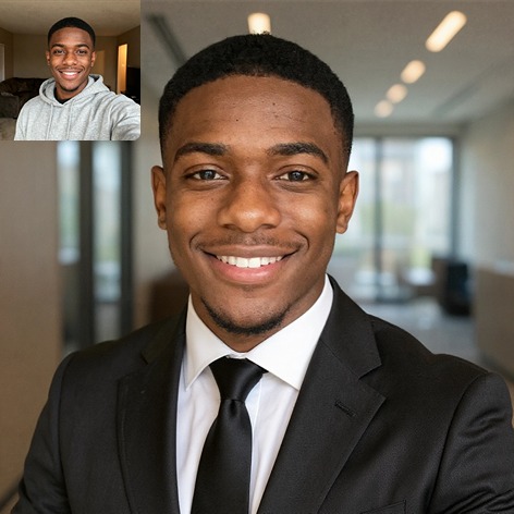 Executive AI headshot example - Professional business photo for LinkedIn